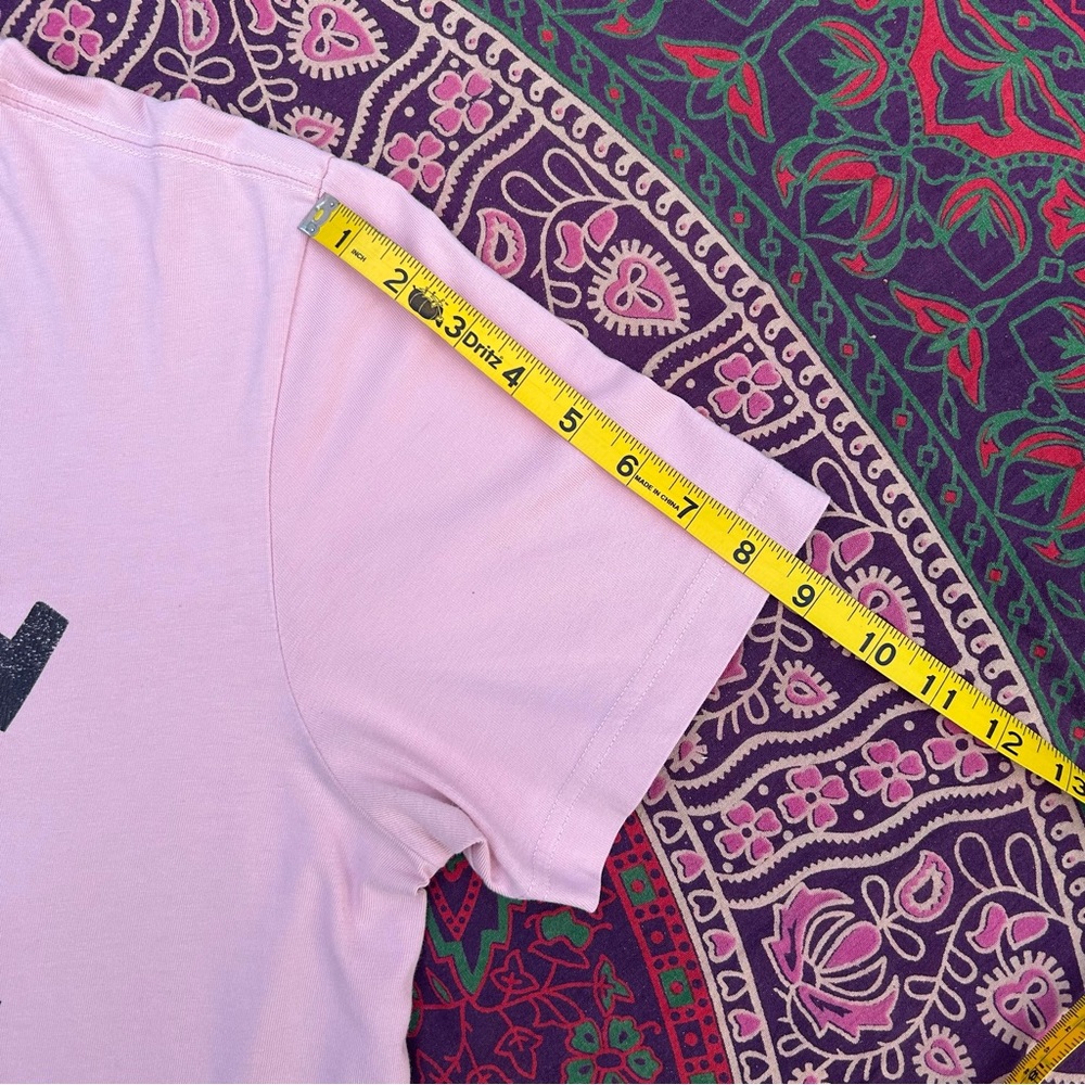 LIG Pink 'Yeah Buoy' Graphic T-Shirt Crusher Tee | Unisex M - Picture 12 of 13